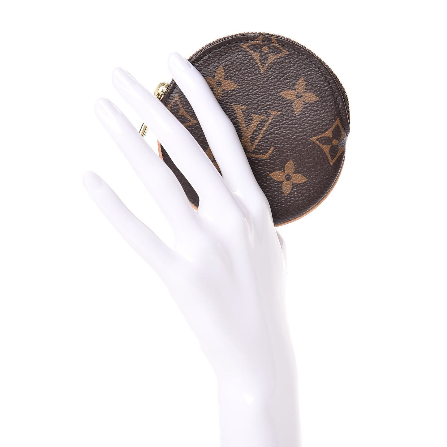 Monogram Round Coin Purse