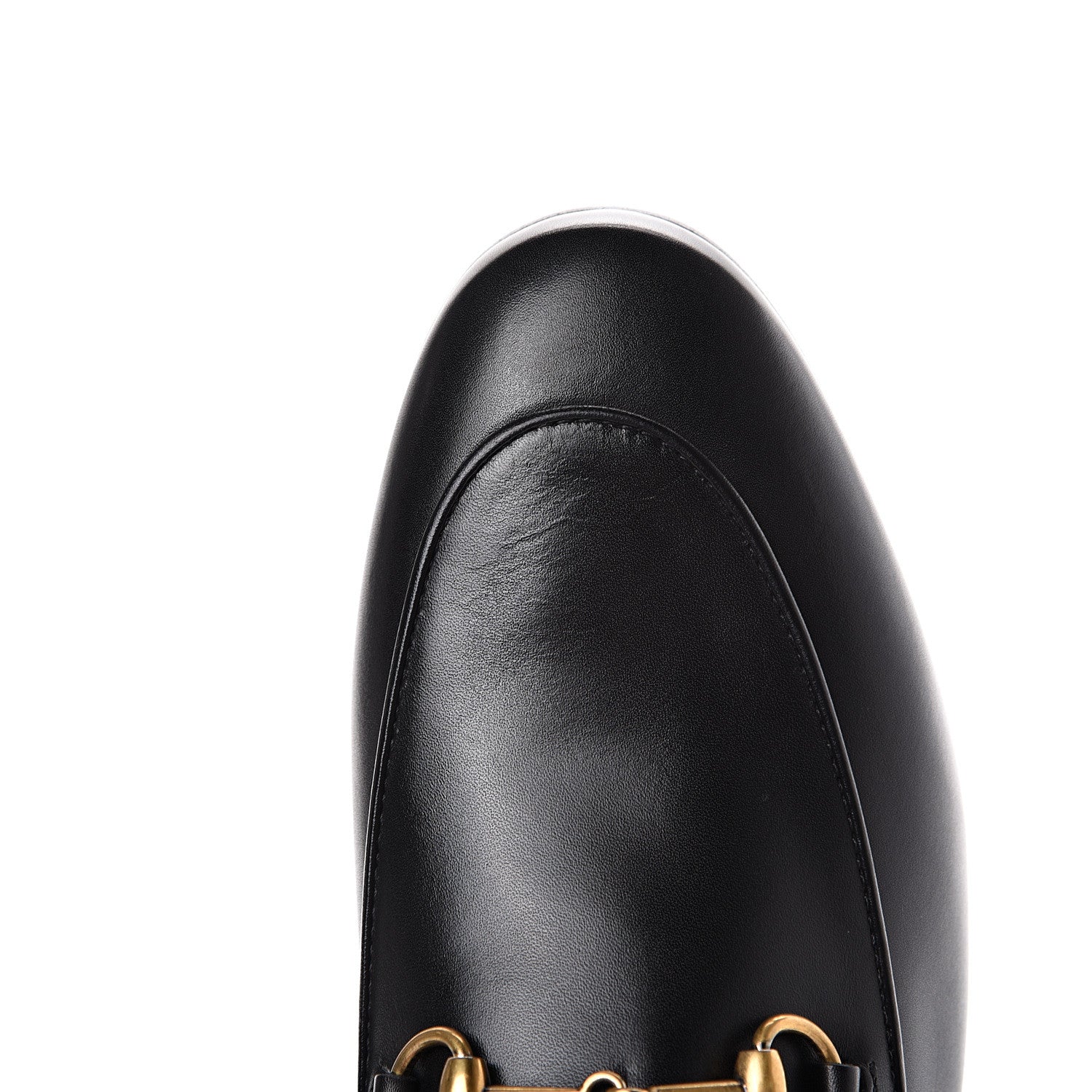 Gucci Calfskin Womens Jordaan Loafers 38.5 Black 9 of 12