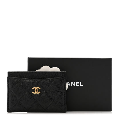 Chanel Caviar Quilted Card Holder Black 11 of 11