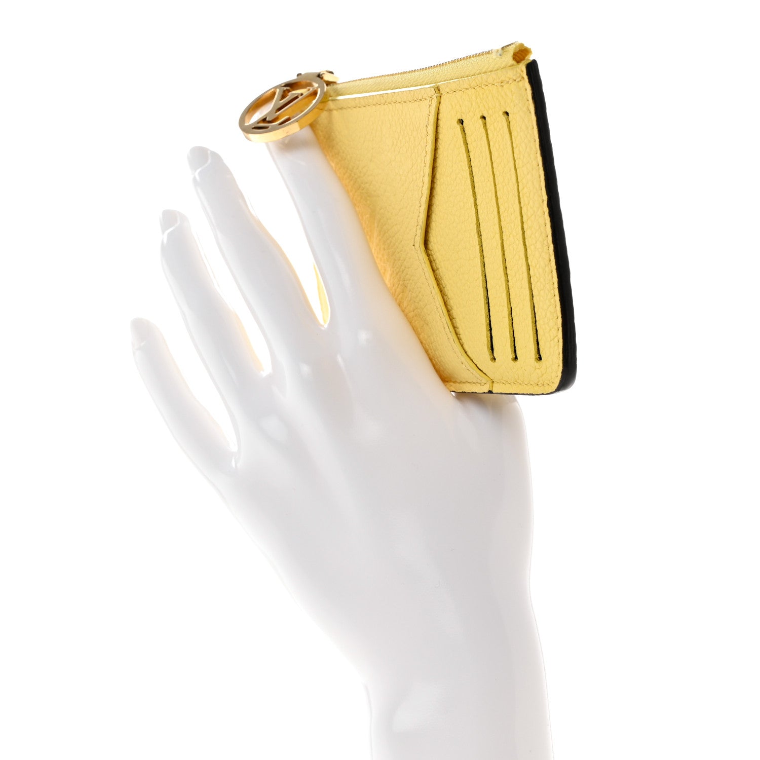 Louis Vuitton Empreinte Monogram Zipped Romy Card Holder Jaune 2 of 6