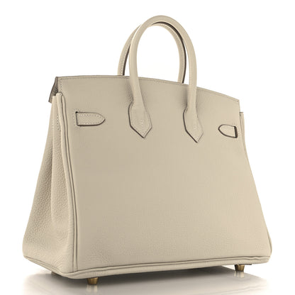 Hermes Togo Birkin 25 Craie 3 of 13