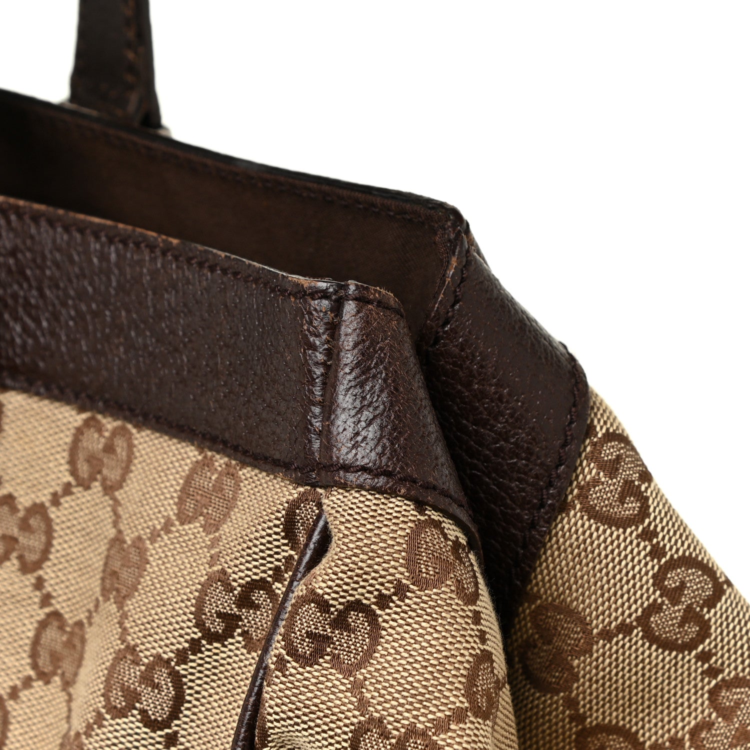Gucci Monogram Large Tote Dark Brown 10 of 17