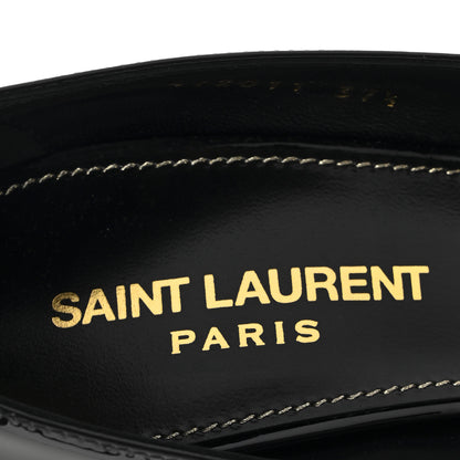 Saint Laurent Patent Calfskin Opyum 110 Pumps 37.5 Black 9 of 11