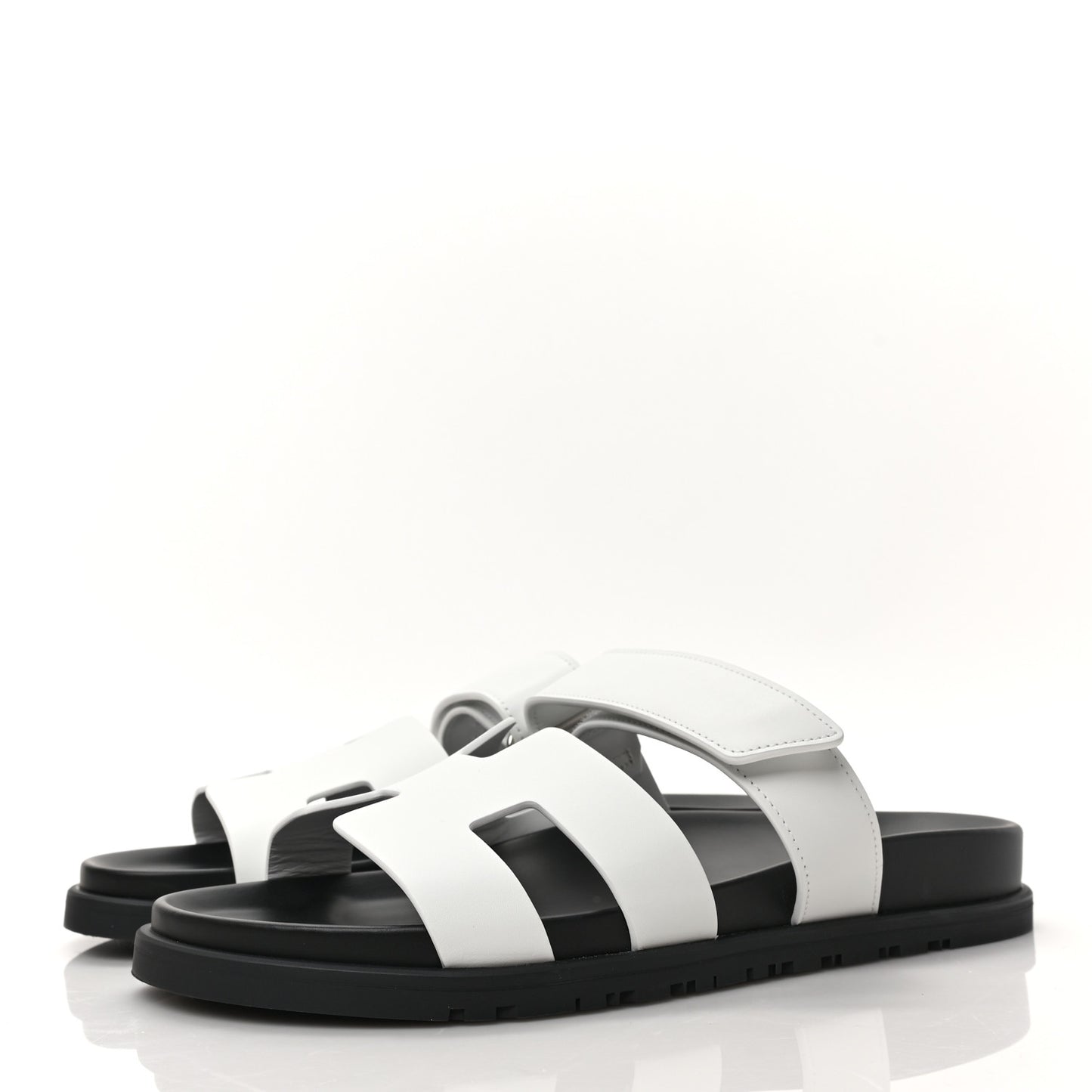 Calfskin Womens Chypre Sandals 39.5 White
