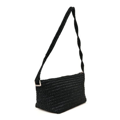 Saint Laurent Raffia Le Crossbody Black 3 of 11