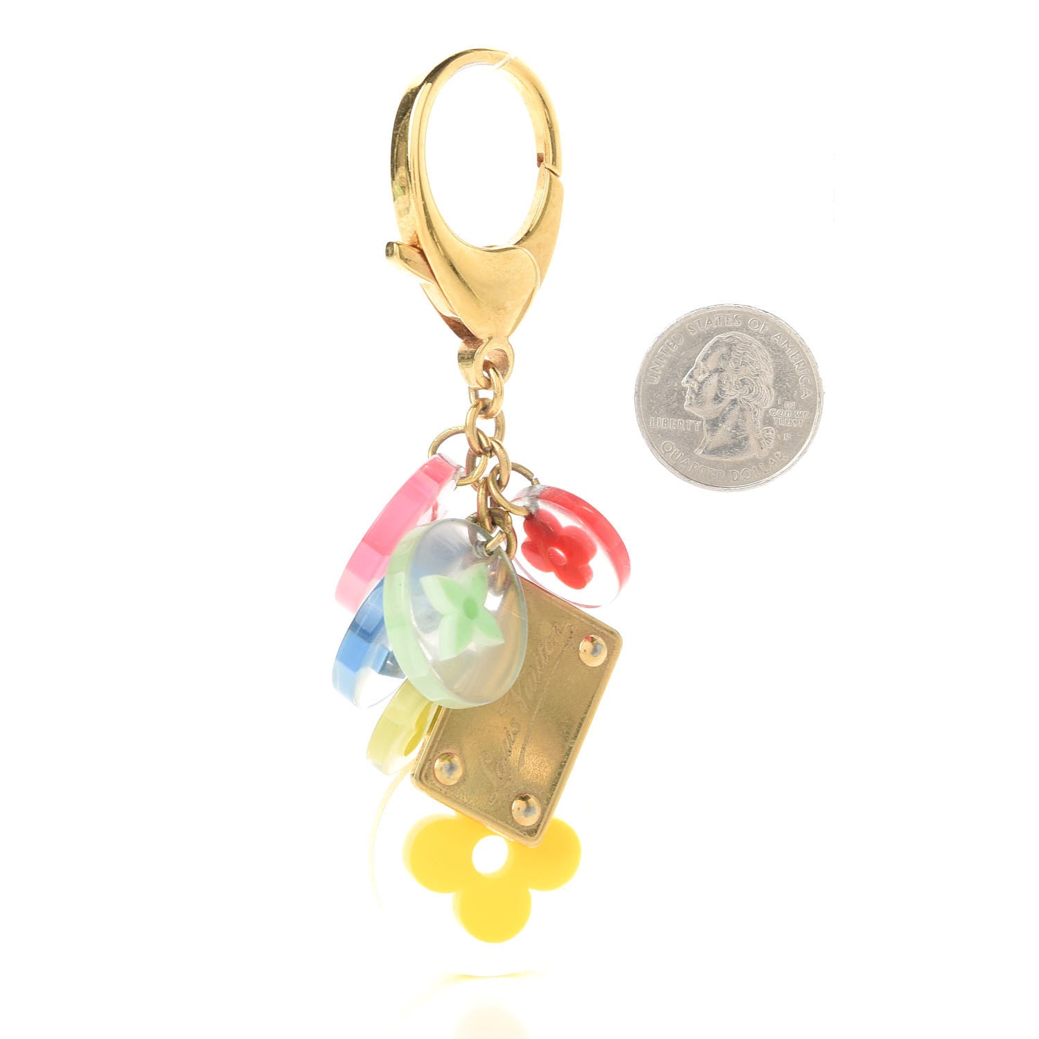 Louis Vuitton Resin Candy Fleurs Bag Charm Multicolor 2 of 3