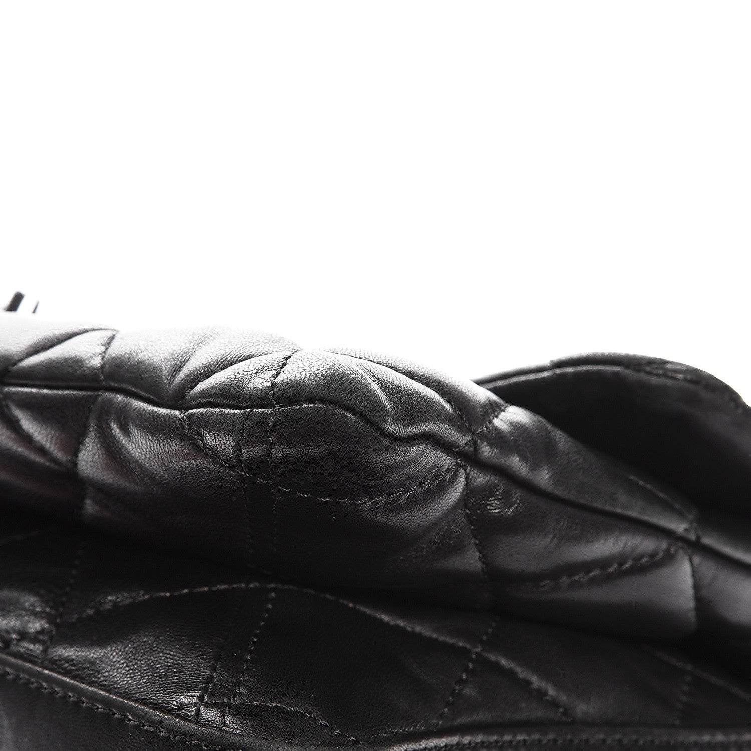 Chanel Lambskin Quilted Maxi 3 Flap Black 11 of 16