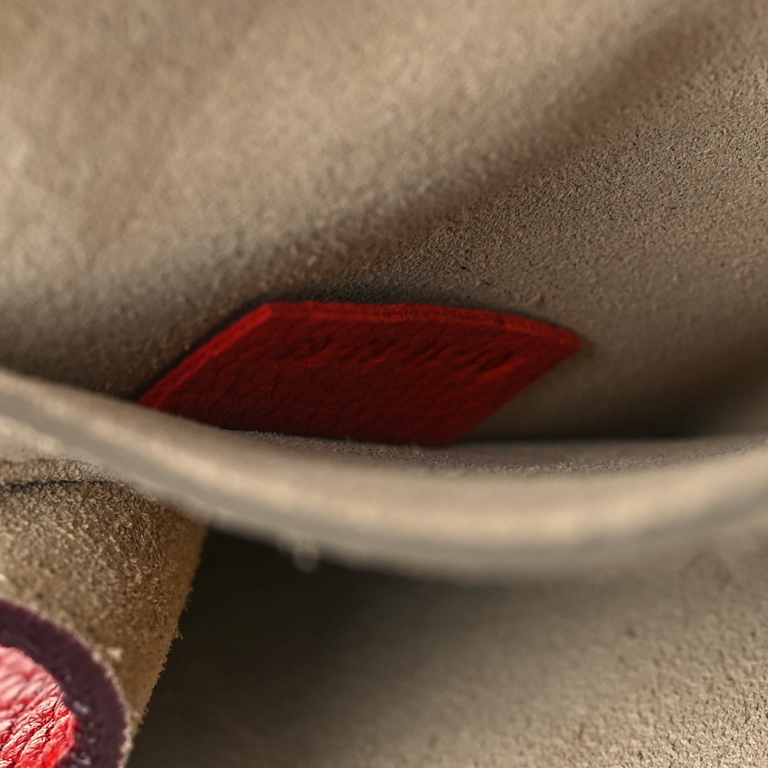 Chloe Grained Lambskin Mini Drew Shoulder Bag Plaid Red 6 of 8