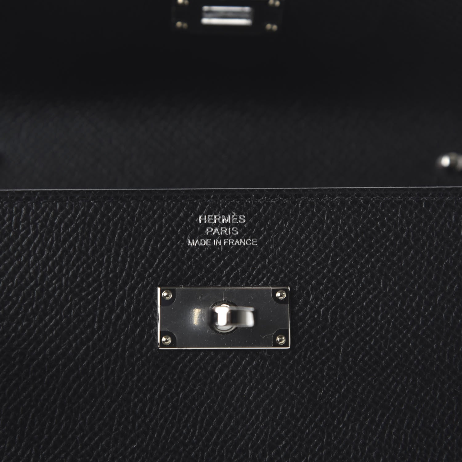 Hermes Epsom Kelly Wallet To Go Black 8 of 10