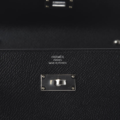 Hermes Epsom Kelly Wallet To Go Black 8 of 10