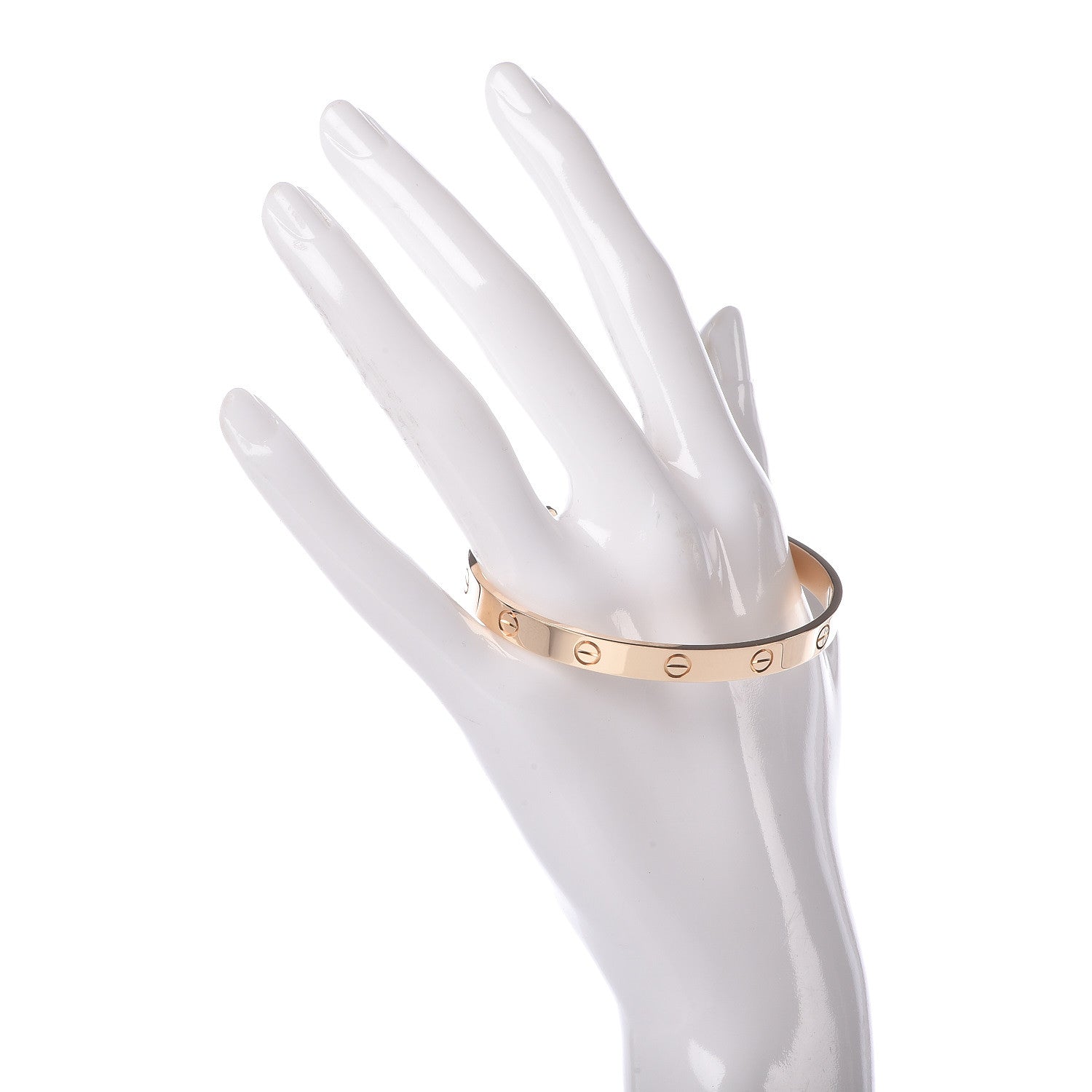 Cartier 18K Yellow Gold LOVE Cuff Bracelet 18 2 of 5