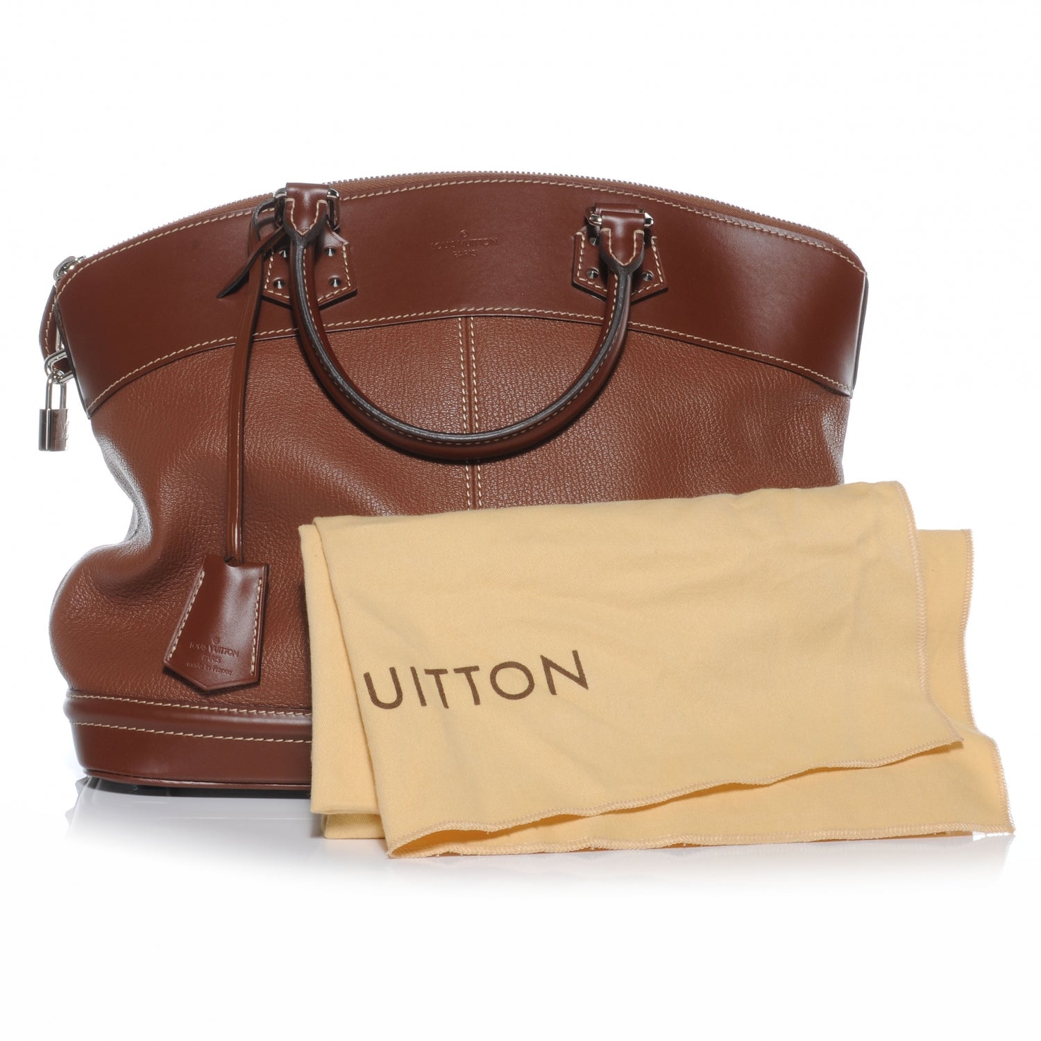 Louis Vuitton Suhali Lockit MM Sienne 5 of 11