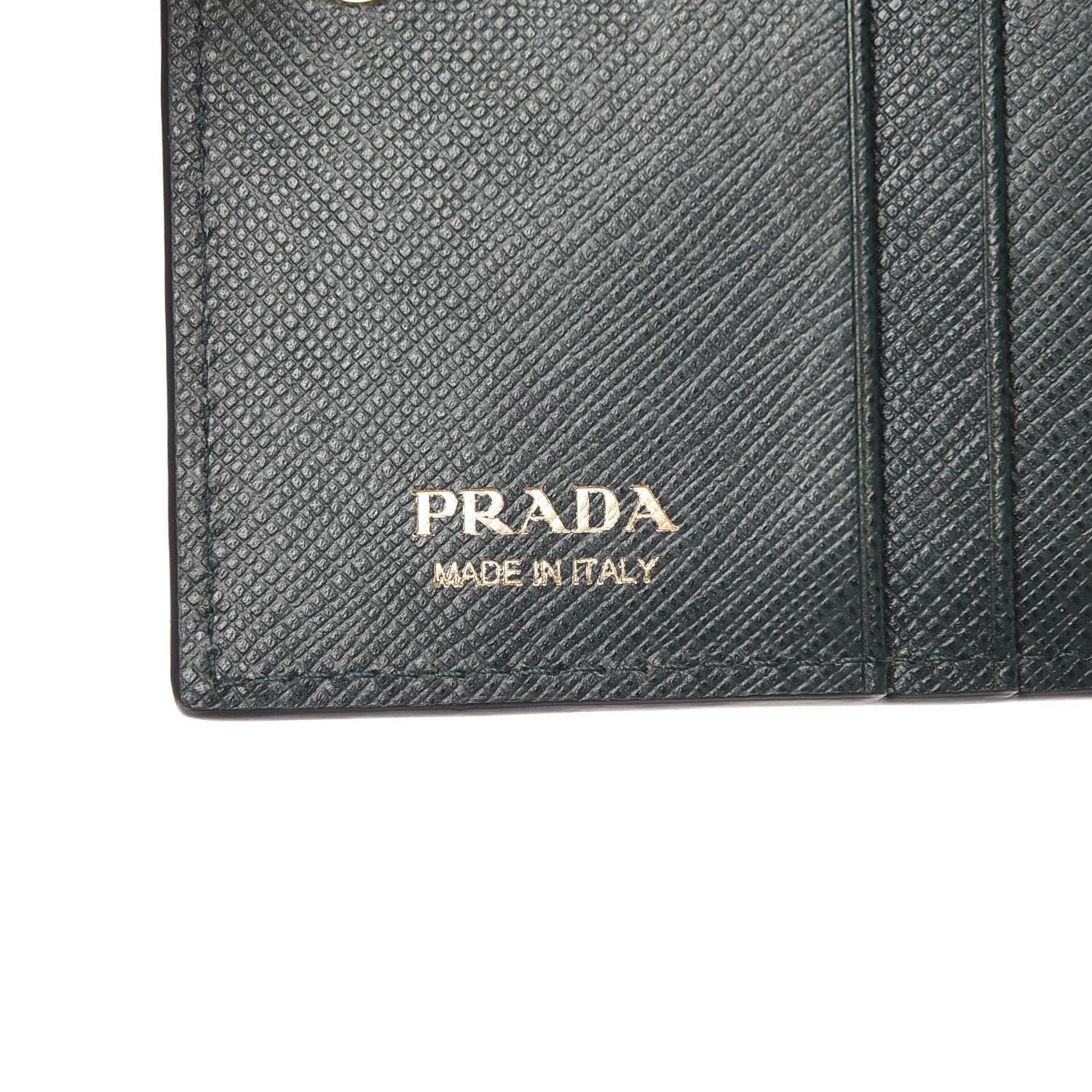 Prada Saffiano Floral Print Card Holder Multicolor 6 of 8