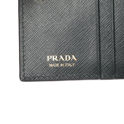 Prada Saffiano Floral Print Card Holder Multicolor 6 of 8