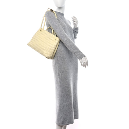 Bottega Veneta Nappa Intrecciato Medium Andiamo Shoulder Bag Chamomile 2 of 14
