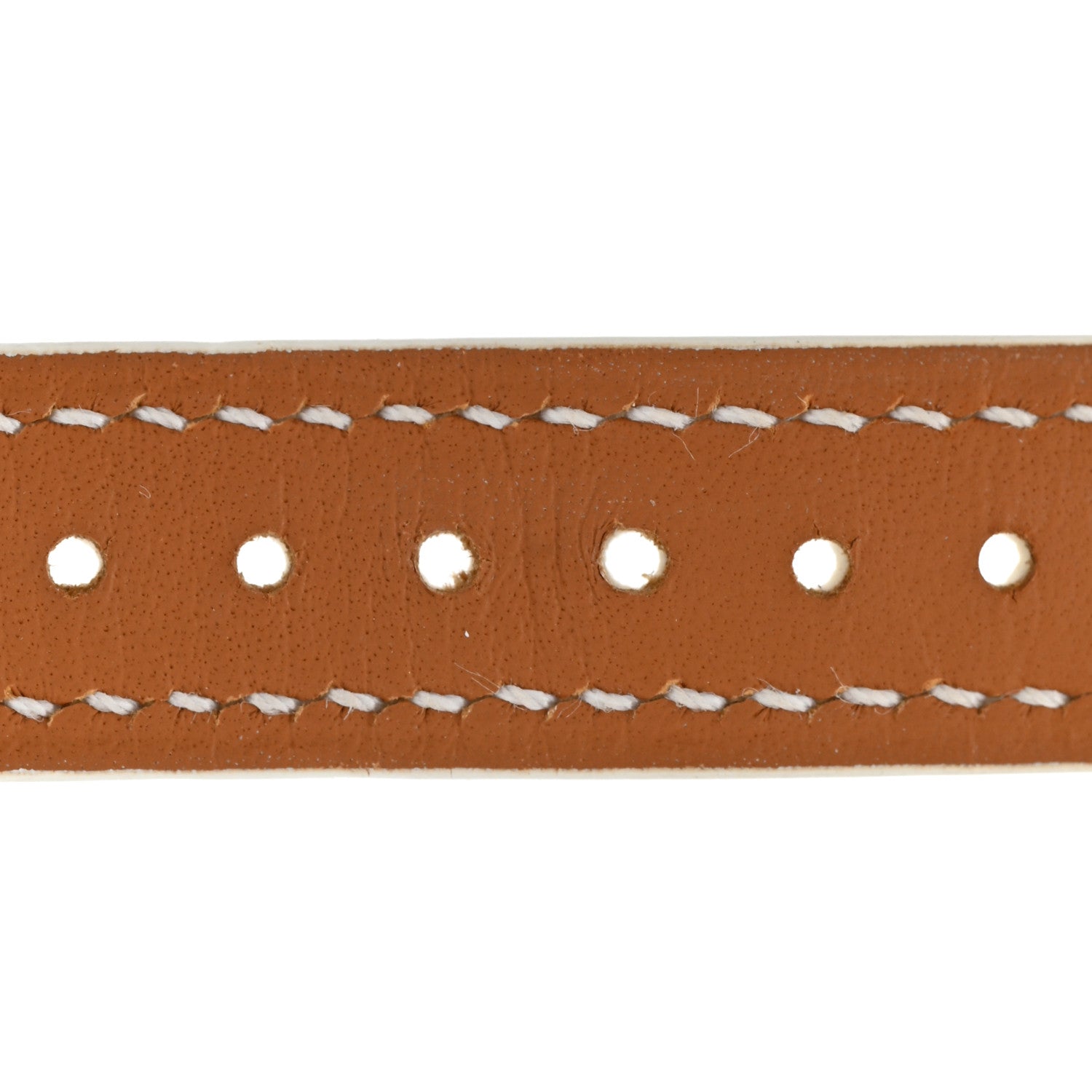 Hermes Alligator Heure H Hour Watch 30mm Strap White 8 of 9