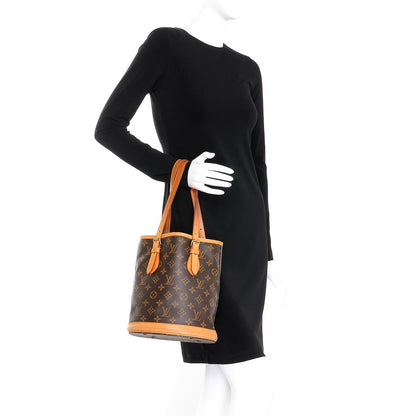Louis Vuitton Monogram Petit Bucket 23 2 of 9