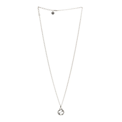 Gucci Sterling Silver Interlocking G Pendant Necklace 3 of 4