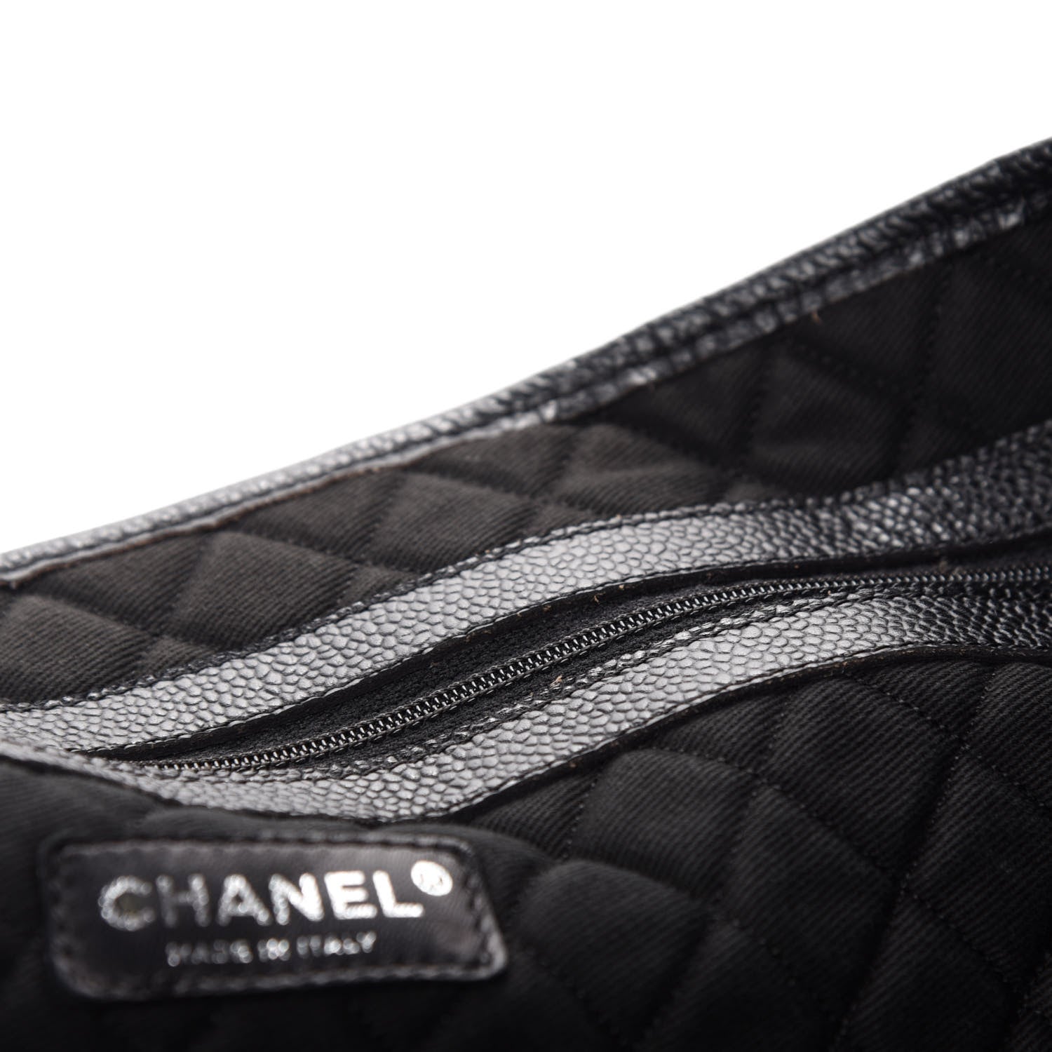 Chanel Coated Canvas Coco Tote Black 8 of 11