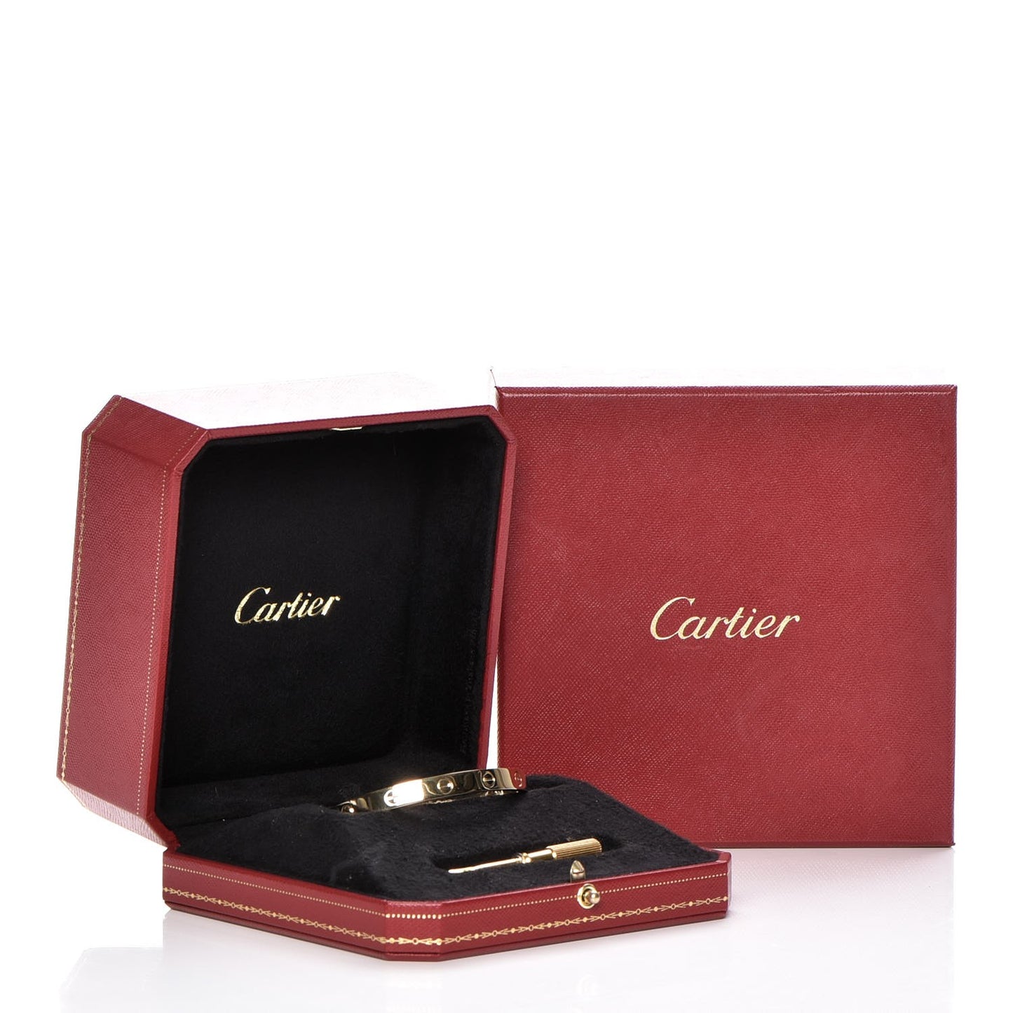 18K Yellow Gold LOVE Bracelet 17