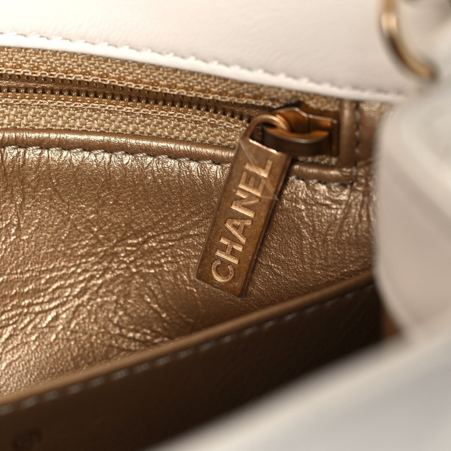 Chanel Lambskin Quilted Mini Pearl Crush Flap White 12 of 14