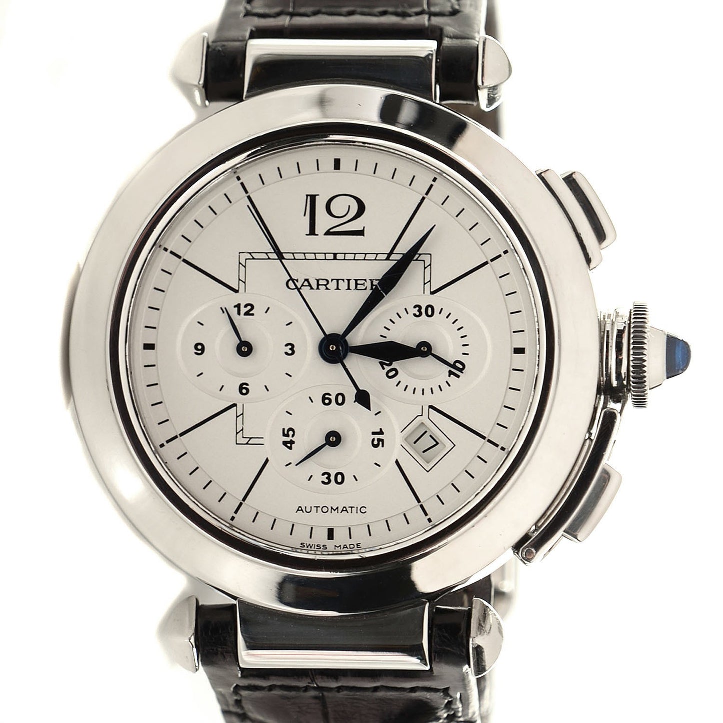 Stainless Steel 42mm Pasha C Chronograph Automatic Watch
