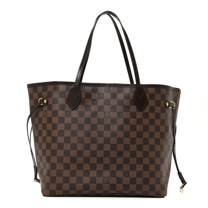 Louis Vuitton Damier Ebene Neo Neverfull MM Rose Ballerine 3 of 19