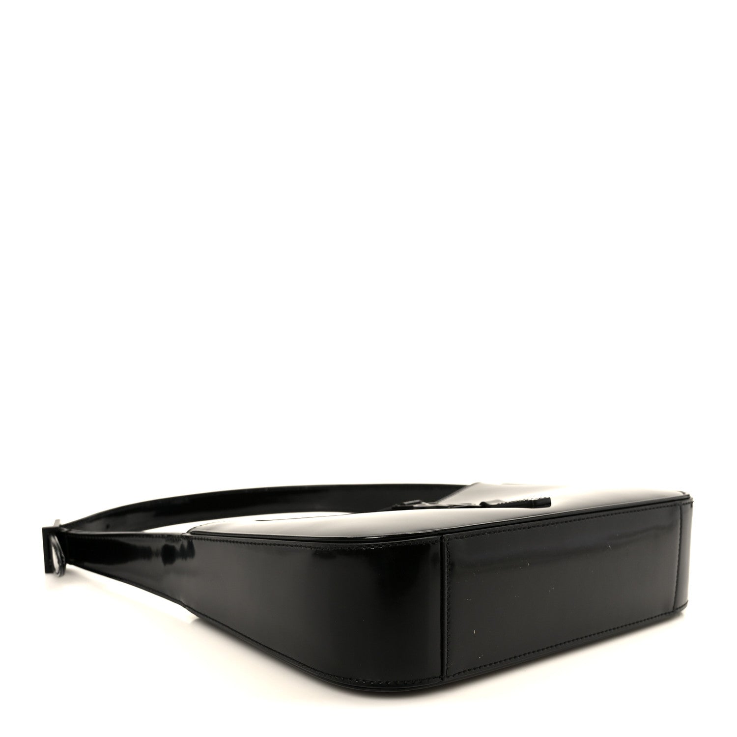 Saint Laurent Patent Le 5 A 7 Monochrome Hobo Black 4 of 12