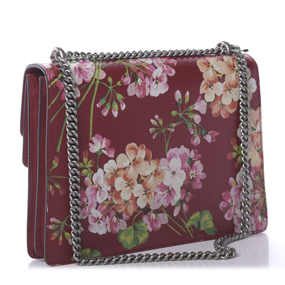 Gucci Calfskin Blooms Print Medium Dionysus Shoulder Bag Romantic Cherry Multicolor 3 of 10