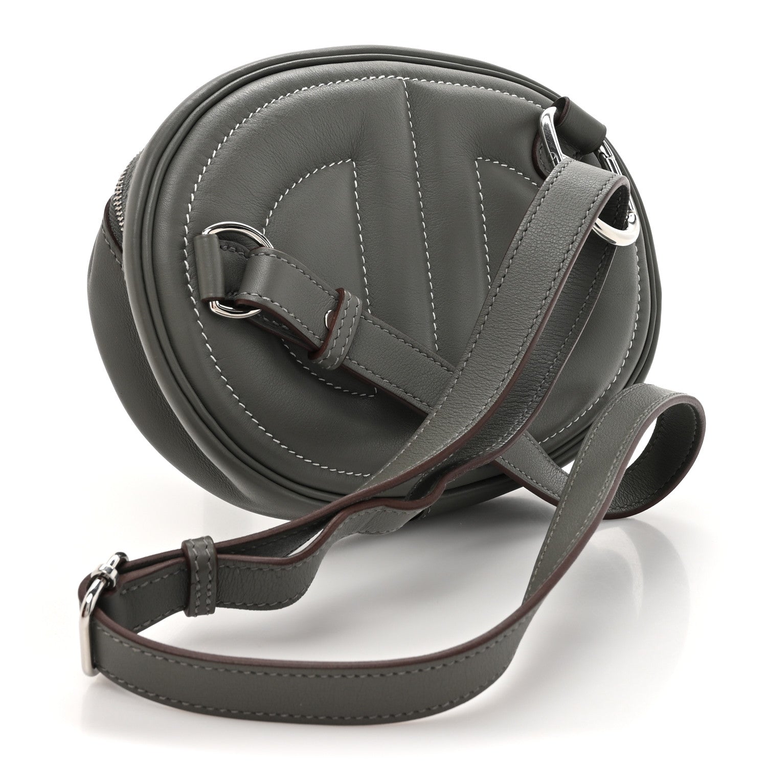 Hermes Swift Verso In The Loop Belt Bag Gris Meyer Graphite 3 of 11