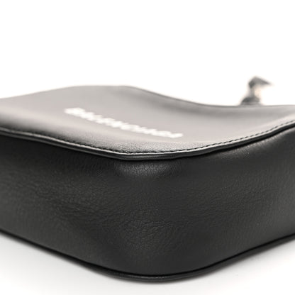 Balenciaga Calfskin Logo XS Everyday Camera Bag Black 9 of 10