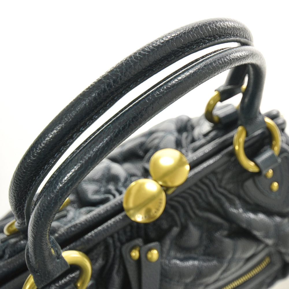 Marc Jacobs Quilted Leather Stam Petrol Blue 5 of 11