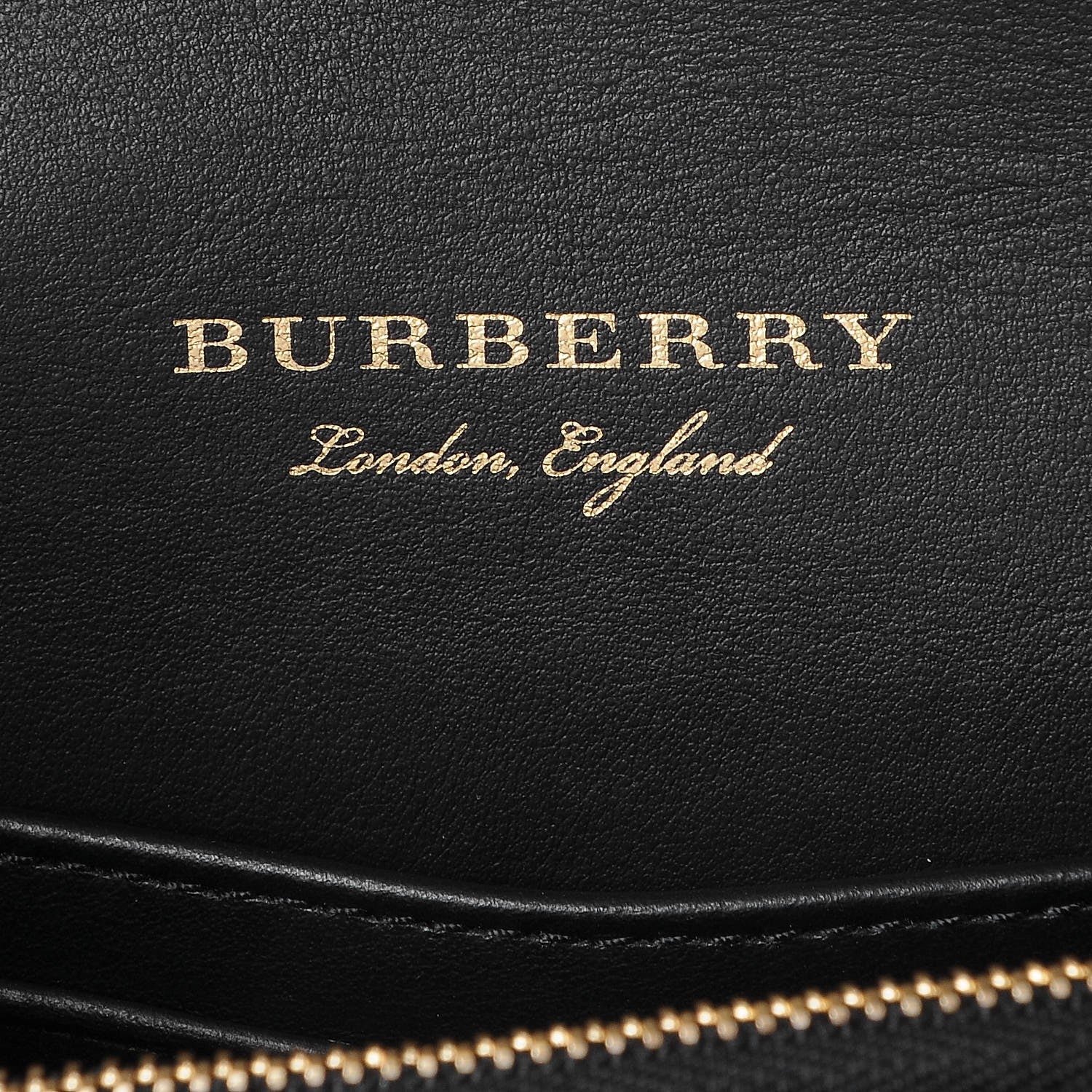 Burberry House Check Bridle Calfskin Small Buckle Bag Black 7 of 9