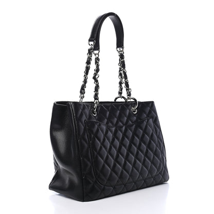 Chanel Caviar Quilted Grand Shopping Tote GST Black 2 of 9