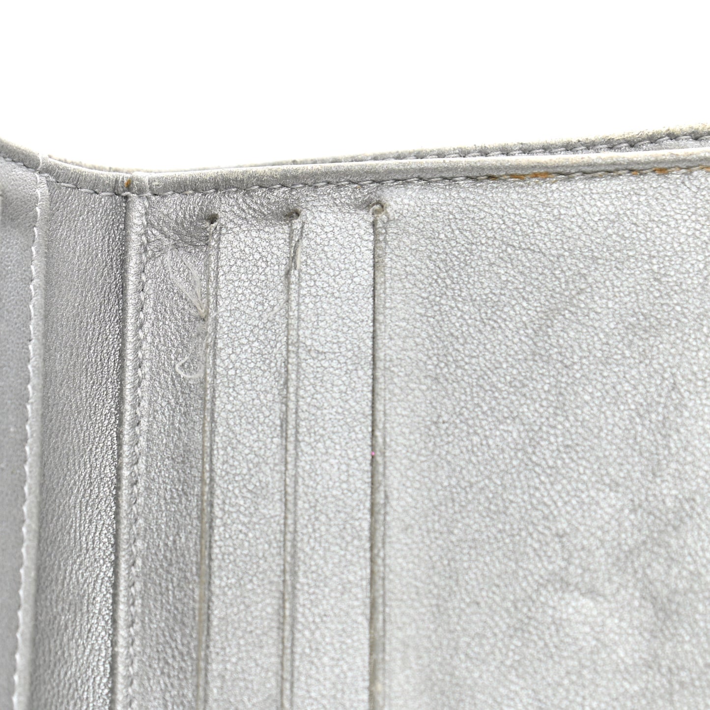 Lambskin Embossed Camellia French Wallet Black