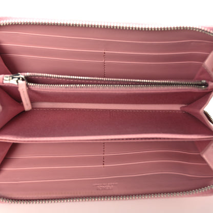 Fendi Vitello Century Hypnoteyes Zip Around Wallet Bubblegum 5 of 14