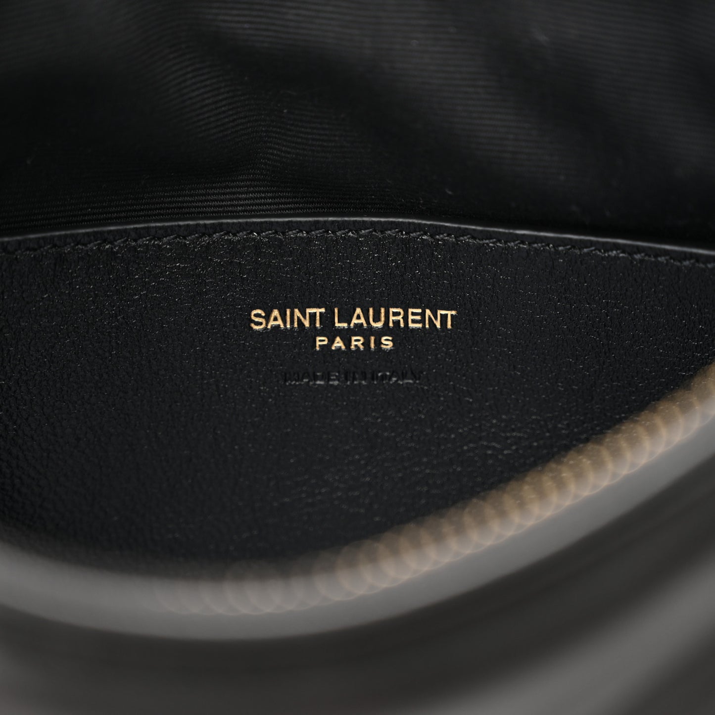 Plunged Lambskin Calypso Mini Hobo Black
