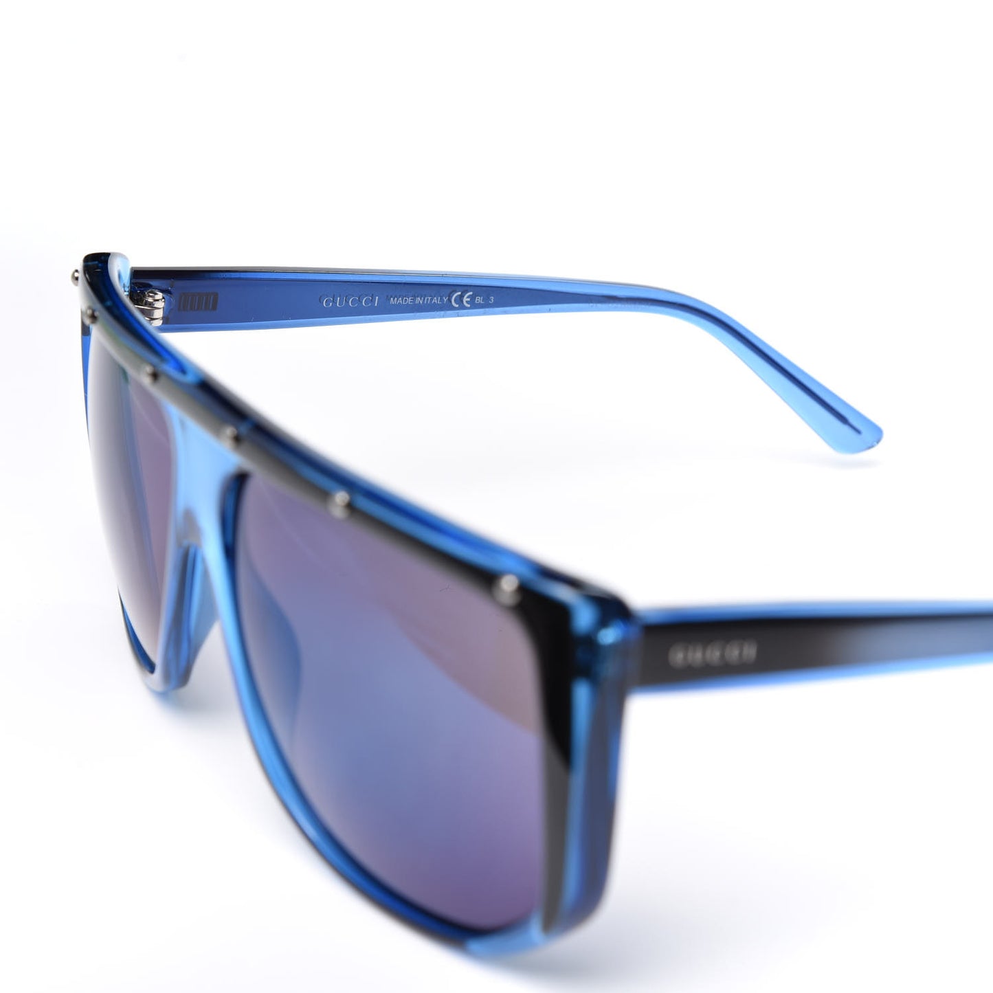 Studded Shield Sunglasses GG 3705/S Blue