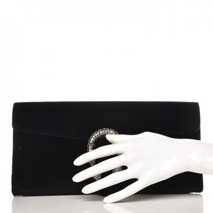Gucci Velvet Dionysus Clutch Black 2 of 7