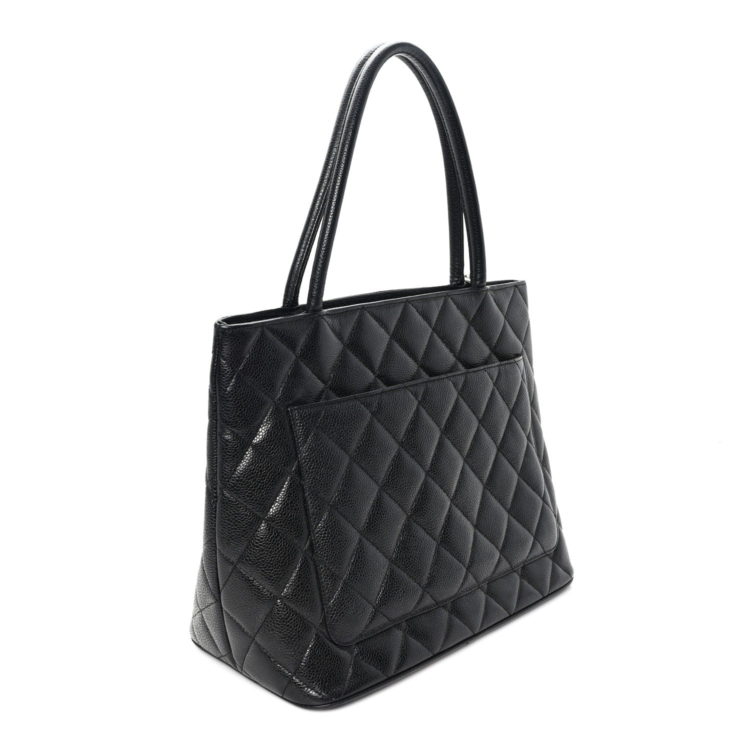 Chanel Caviar Quilted Medallion Tote Black 3 of 10