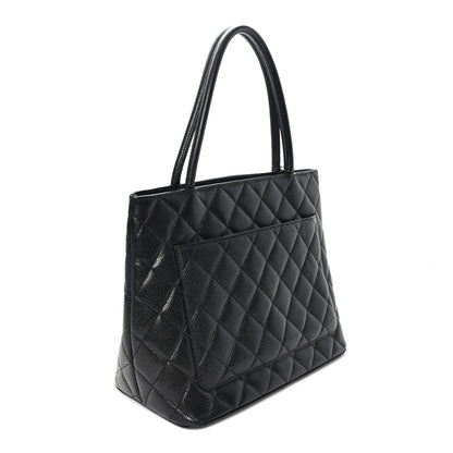 Chanel Caviar Quilted Medallion Tote Black 3 of 10