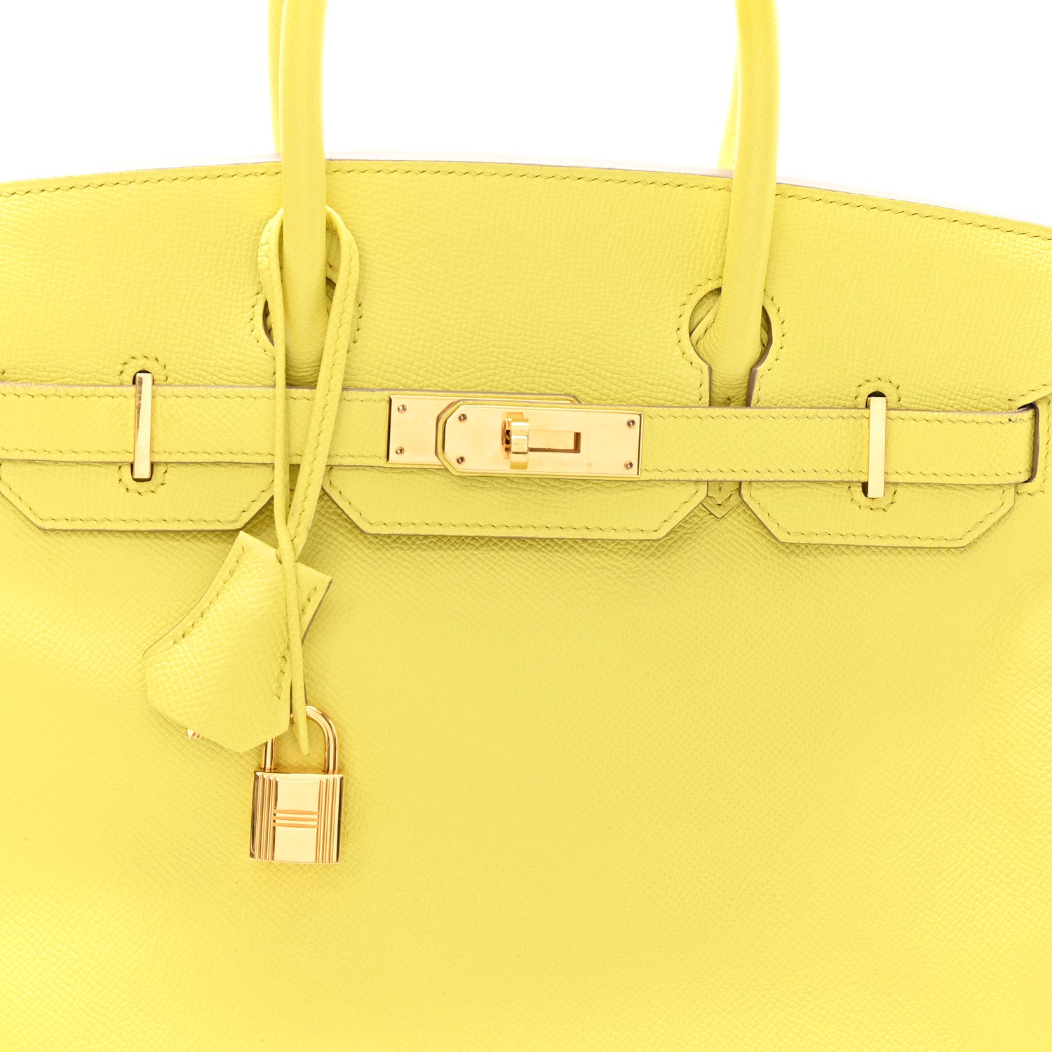 Hermes Epsom BIRKIN 30 Lime 8 of 11