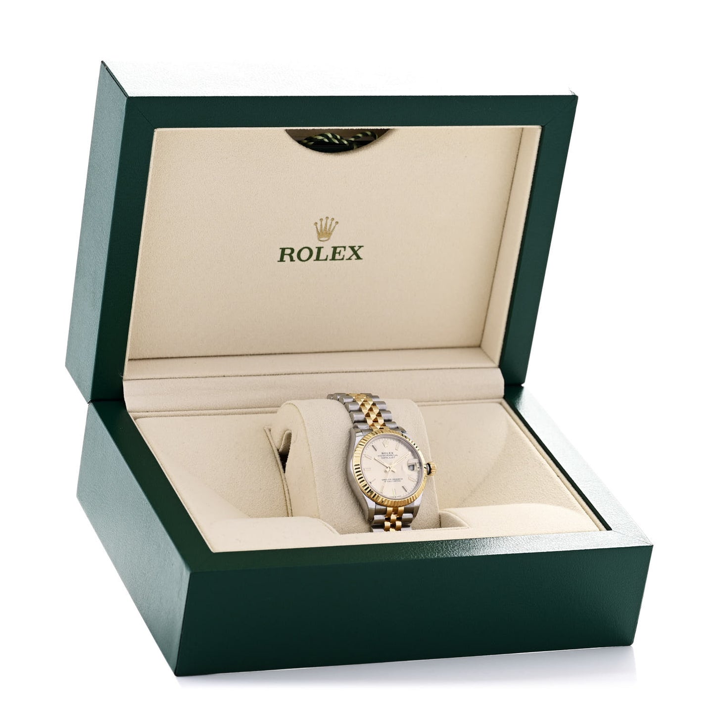 Stainless Steel 18K Yellow Gold 31mm Oyster Perpetual Datejust Watch Champagne 278273