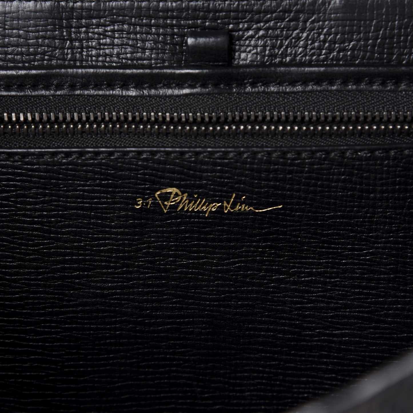 3.1 Turtle Embossed Medium Pashli Satchel Black