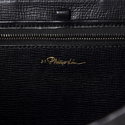 3.1 Phillip Lim 3.1 Turtle Embossed Medium Pashli Satchel Black 6 of 9