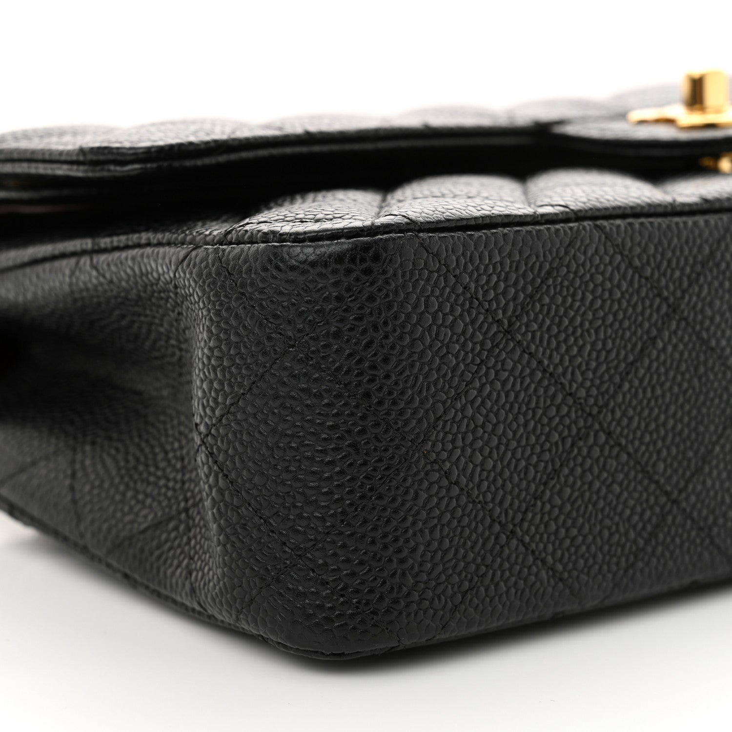 Chanel Caviar Quilted Medium Double Flap Black 9 of 11