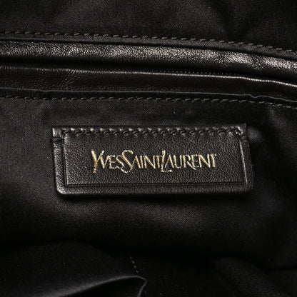 Saint Laurent Nubuck Crocodile Embossed Oversized Muse Beige 6 of 10