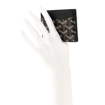 Goyard Goyardine Saint Sulpice Card Holder Black 2 of 8