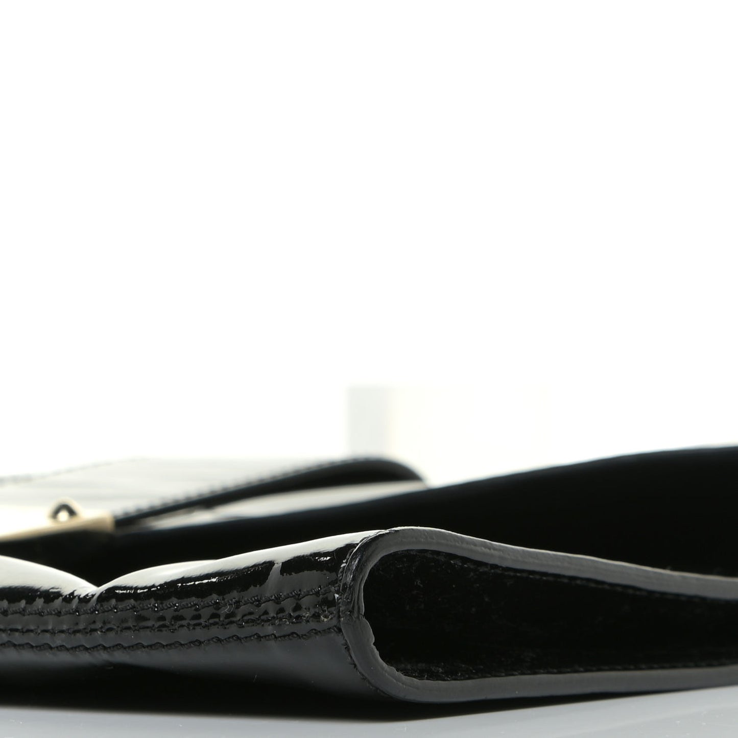 Patent Rivera Clutch Black