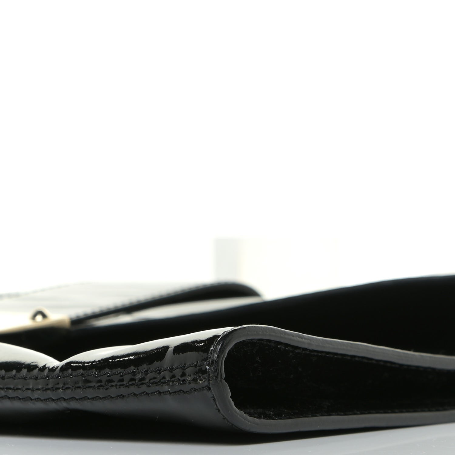 Jimmy Choo Patent Rivera Clutch Black 10 of 14